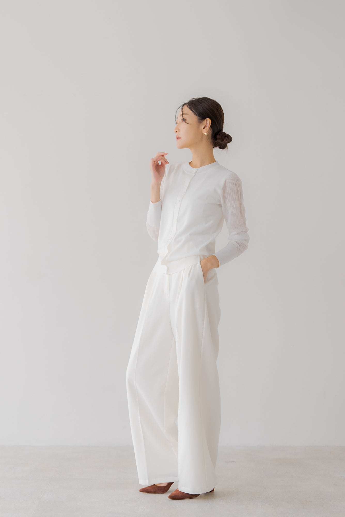bow.a SHEER IRIS CARDIGAN シアーアイリスカーディガン upel “ pousses ” ◻︎ march collection ◻︎ 3/5 new release