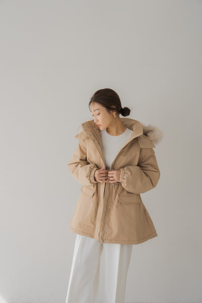 【10月11日(金)20:00〜 予約販売開始】ファー付きミリタリーコート｜FUR MILITARY COAT