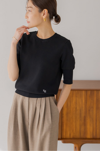 regleam ロゴ入り半袖ニット LOGO SHORT SLEEVE KNIT ロゴ入り半袖ニット｜LOGO SHORT SLEEVE KNITの通販｜regleam