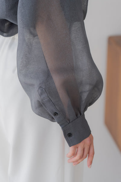 【5月12日(月)20:00〜 販売開始】リボンシアーブラウス｜RIBBON SHEER BLOUSE