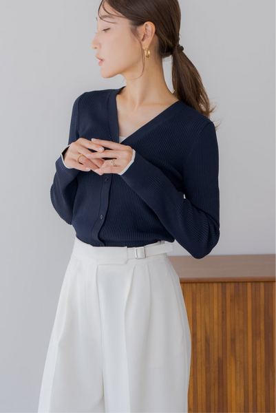 【9月16日(火)20:00〜 販売開始】バイカラーカーディガン｜BICOLOR CARDIGAN