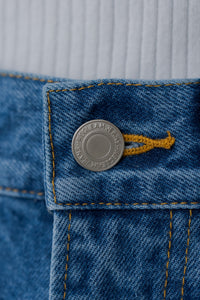 新品未使用 regleam Sサイズ　カーブワイドデニム カーブワイドデニム｜CURVE WIDE DENIMの通販｜regleam