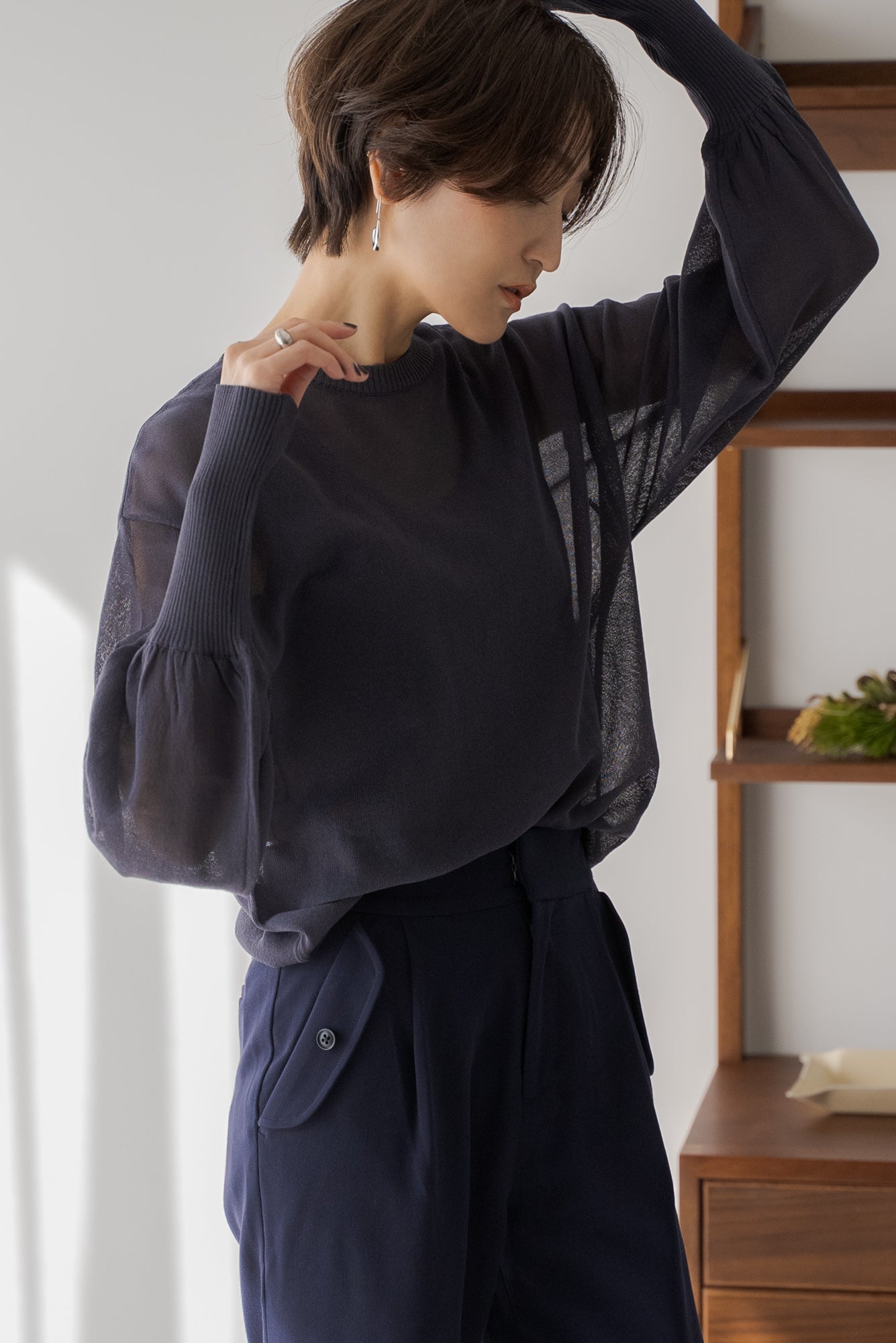 インナー付き シアーニット｜INNER SHEER KNITの通販｜regleam