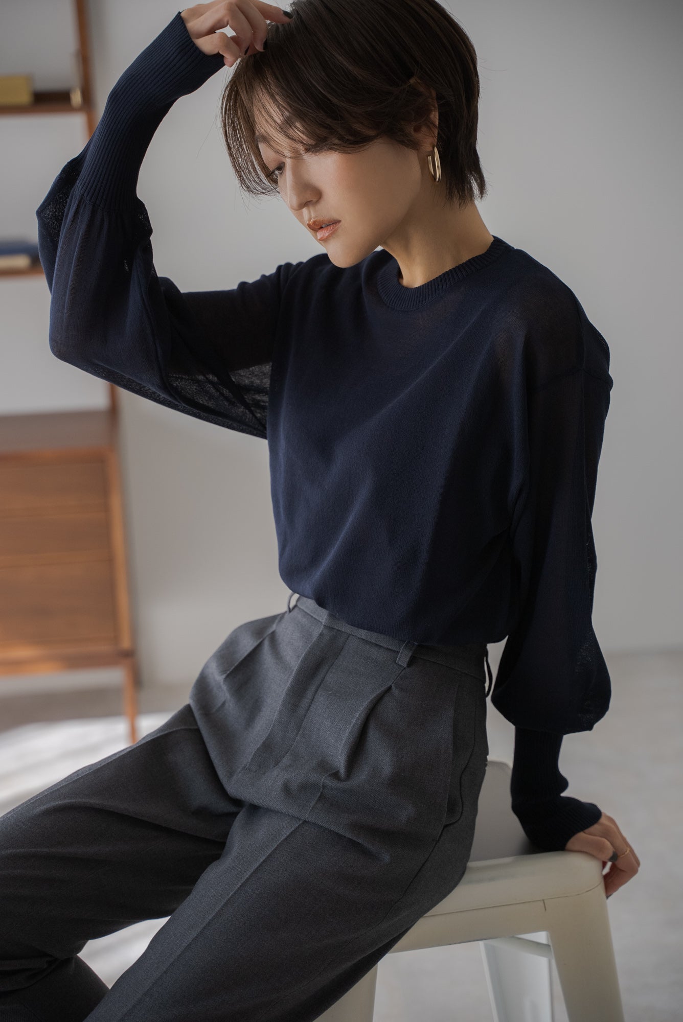 インナー付き シアーニット｜INNER SHEER KNITの通販｜regleam