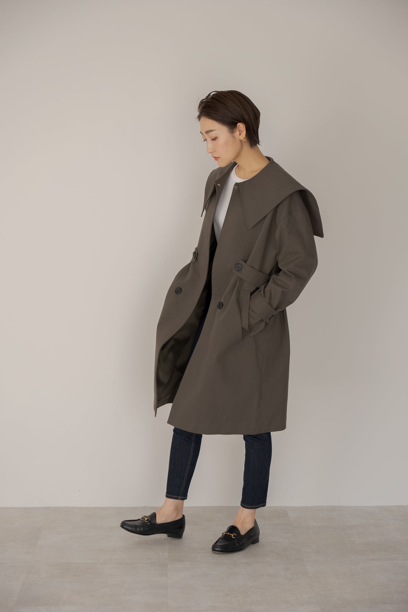 ビッグカラー ツイルコート｜BIG COLLAR TWILL COAT – regleam