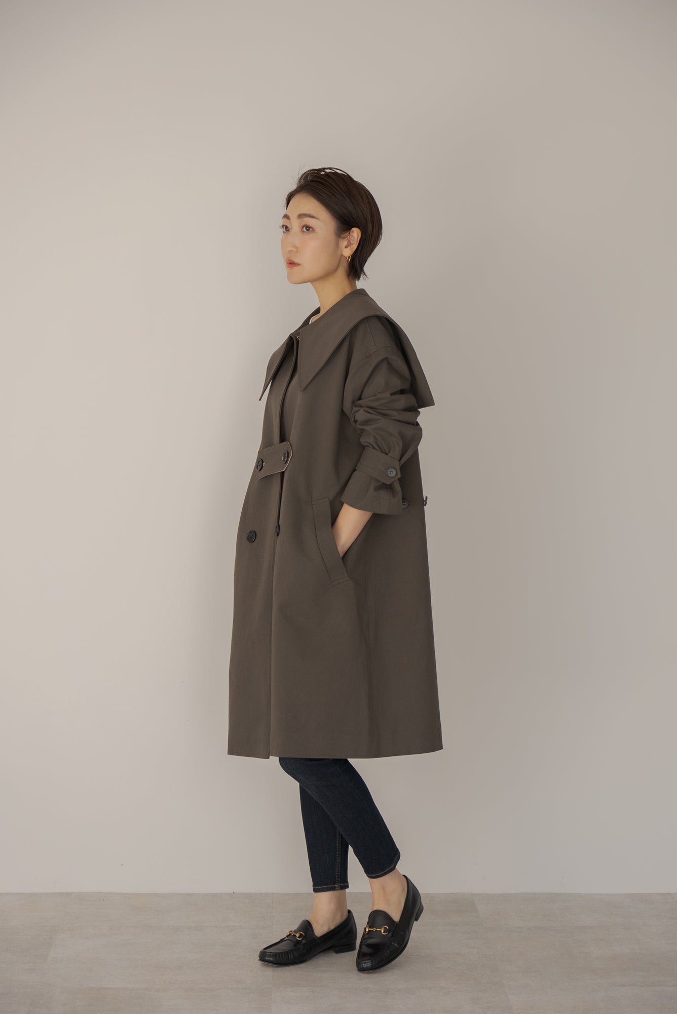 ビッグカラー ツイルコート｜BIG COLLAR TWILL COAT – regleam
