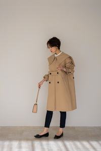 美品　regleam 完売ビッグカラーツイルコート ビッグカラー ツイルコート｜BIG COLLAR TWILL COAT – regleam