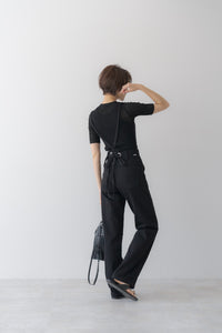 バックリボン サロペットデニム ｜ BACK RIBBON DENIM OVERALLSの通販