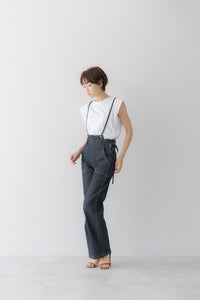 バックリボン サロペットデニム ｜ BACK RIBBON DENIM OVERALLSの通販 