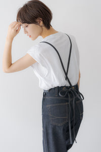 バックリボン サロペットデニム ｜ BACK RIBBON DENIM OVERALLSの通販