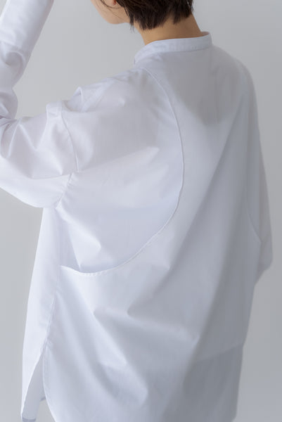 レイヤード スタンドカラーシャツ｜LAYERED STAND COLLAR SHIRT