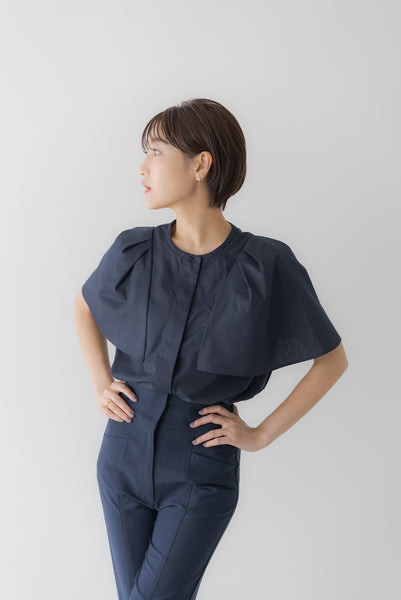 タックスリーブブラウス ｜ TUCK SLEEVE BLOUSE