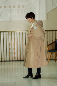 美品リグリームregleamフーディーケープコートHOODY CAPE COAT フーディーケープコート｜HOODY CAPE COATの通販｜regleam