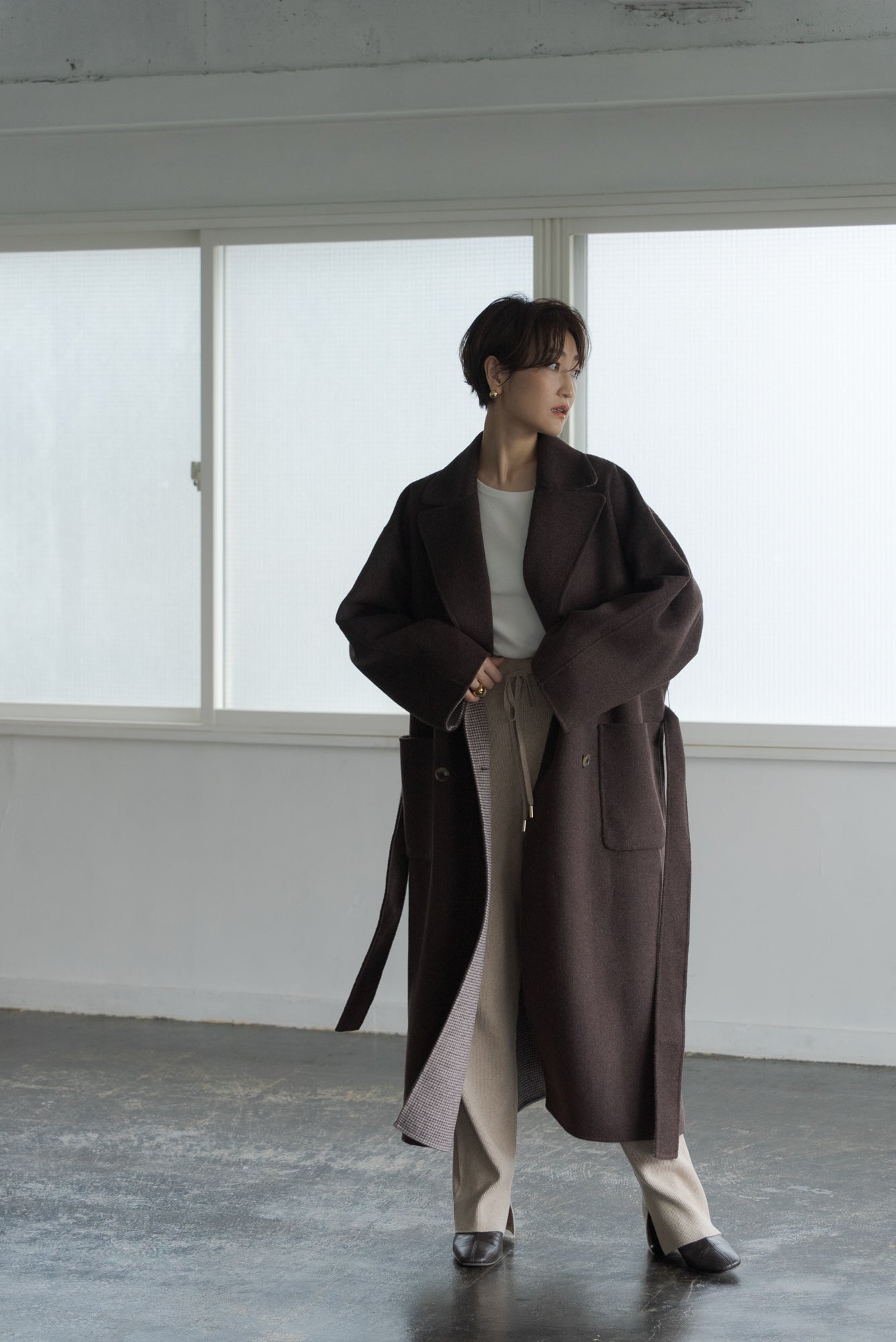 リバーシブルチェックコート | REVERSIBLE CHECK COATの通販