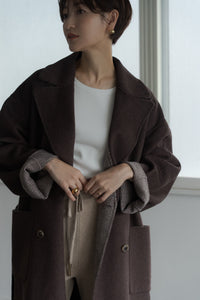リバーシブルチェックコート | REVERSIBLE CHECK COATの通販｜regleam