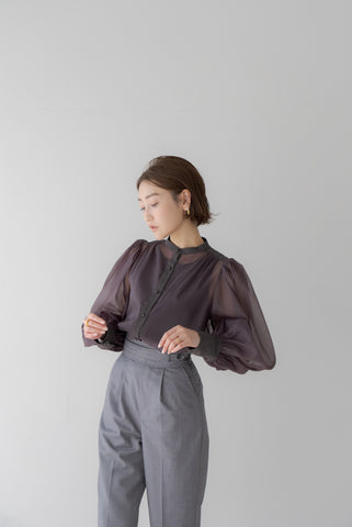 インナー付きシアーブラウス｜ SHEER BLOUSE WITH INNER