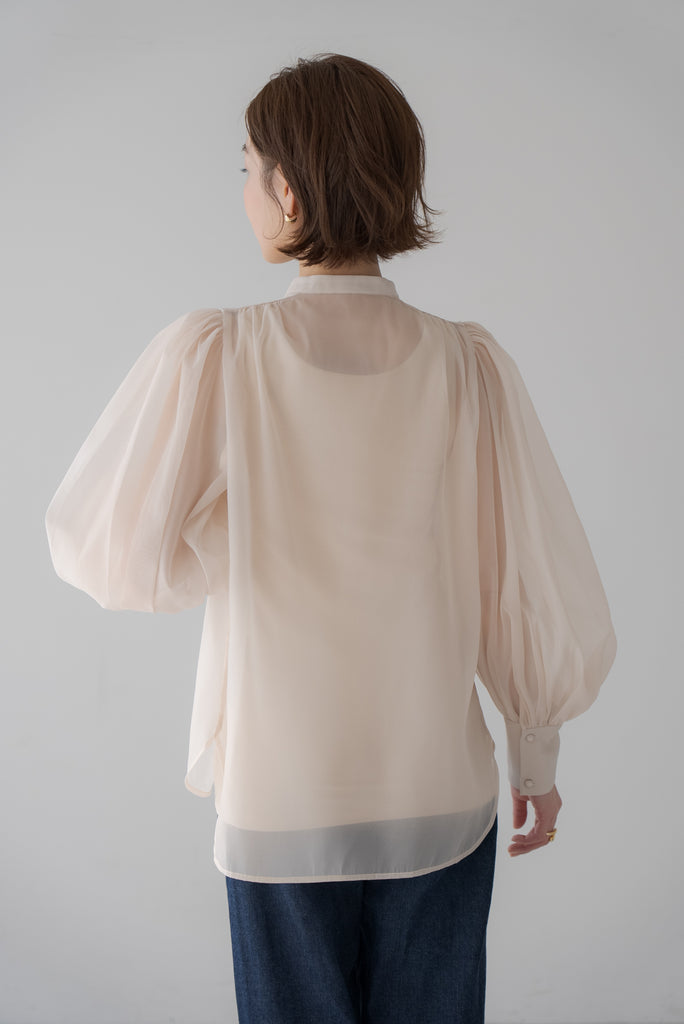 インナー付きシアーブラウス｜ SHEER BLOUSE WITH INNER – regleam