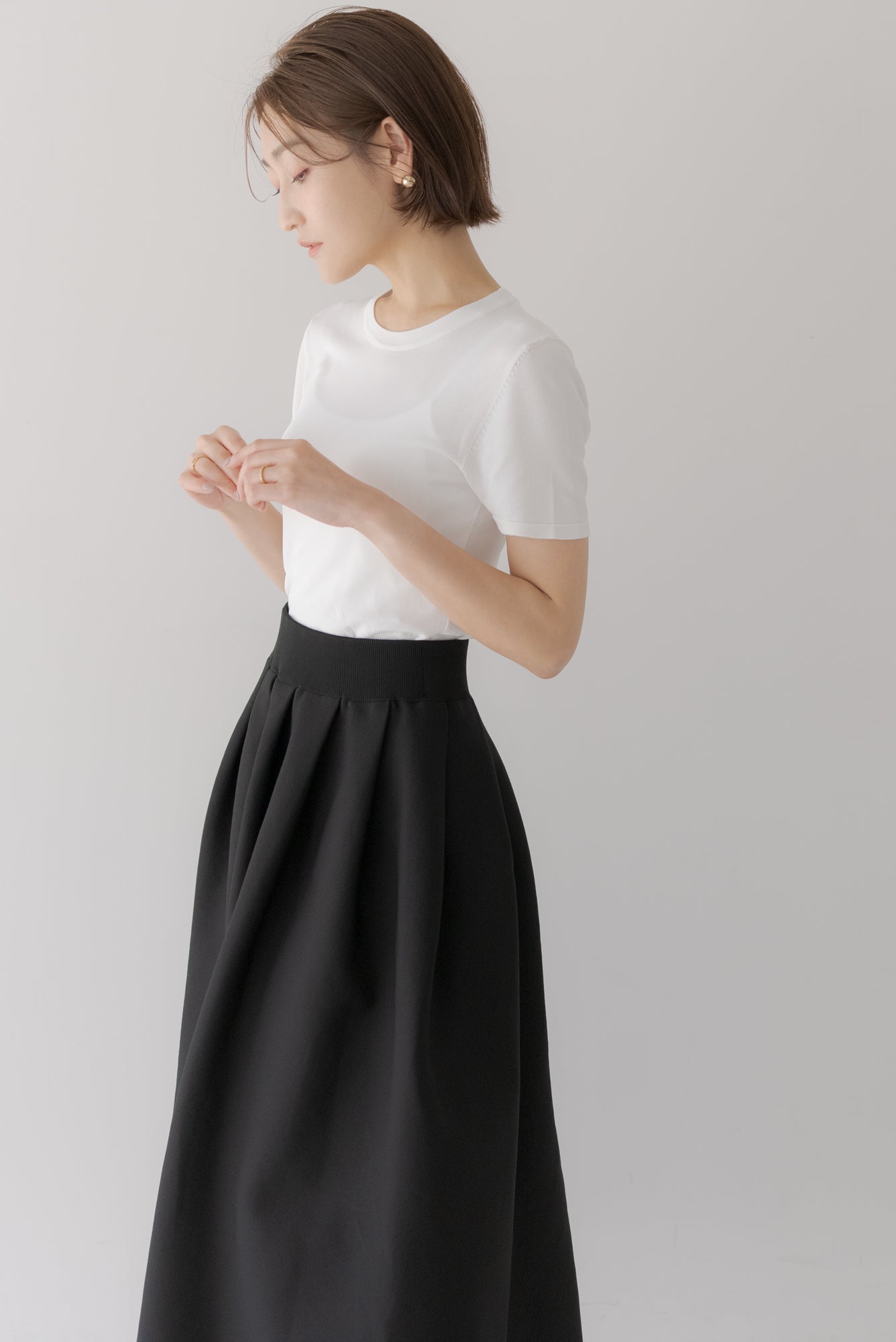 ボリュームニットスカート｜VOLUME KNIT SKIRTの通販｜regleam