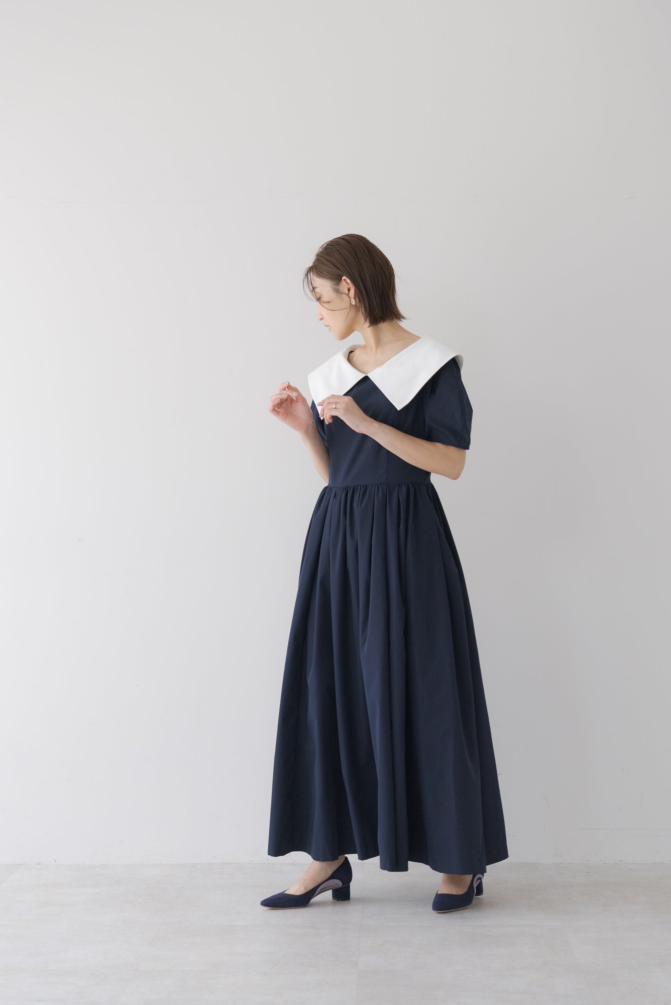 ビッグカラーパフワンピース｜BIG COLOR PUFF DRESSの通販｜regleam