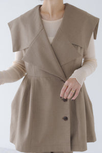 ビッグカラージレ｜BIG COLLAR GILETの通販｜regleam