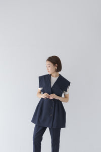 ビッグカラージレ｜BIG COLLAR GILETの通販｜regleam