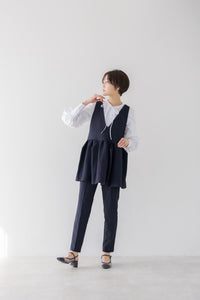 regleam ツイードペプラムベストホワイトTWEED PEPLUM VEST ツイードペプラムベスト｜TWEED PEPLUM VESTの通販｜regleam