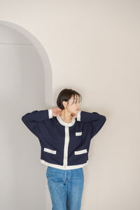 バイカラーカーディガン｜BICOLOR CARDIGANの通販｜regleam