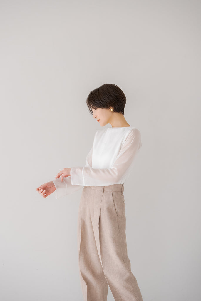 シアースリーブトップス｜SHEER SLEEVE TOPSの通販｜regleam