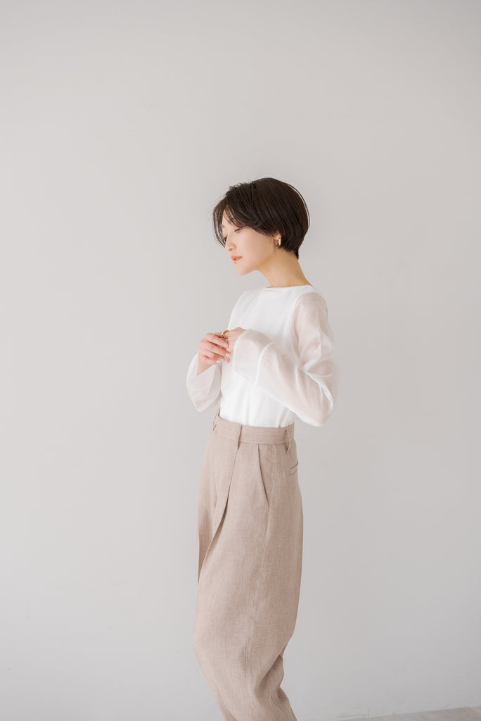 シアースリーブトップス｜SHEER SLEEVE TOPSの通販｜regleam