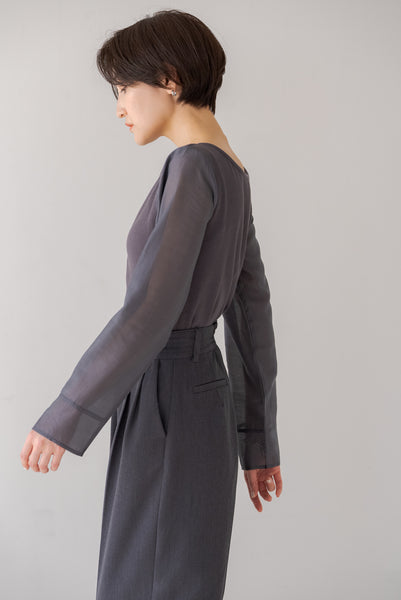 シアースリーブトップス｜SHEER SLEEVE TOPS