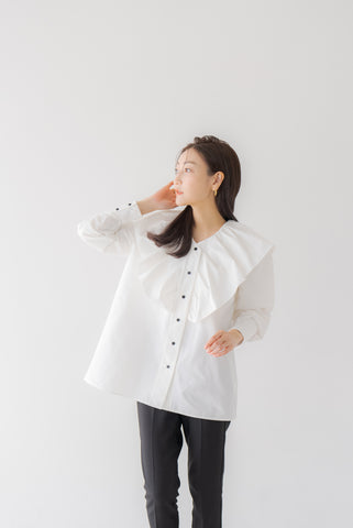 タックフリルブラウス｜TUCK FRILL BLOUSE