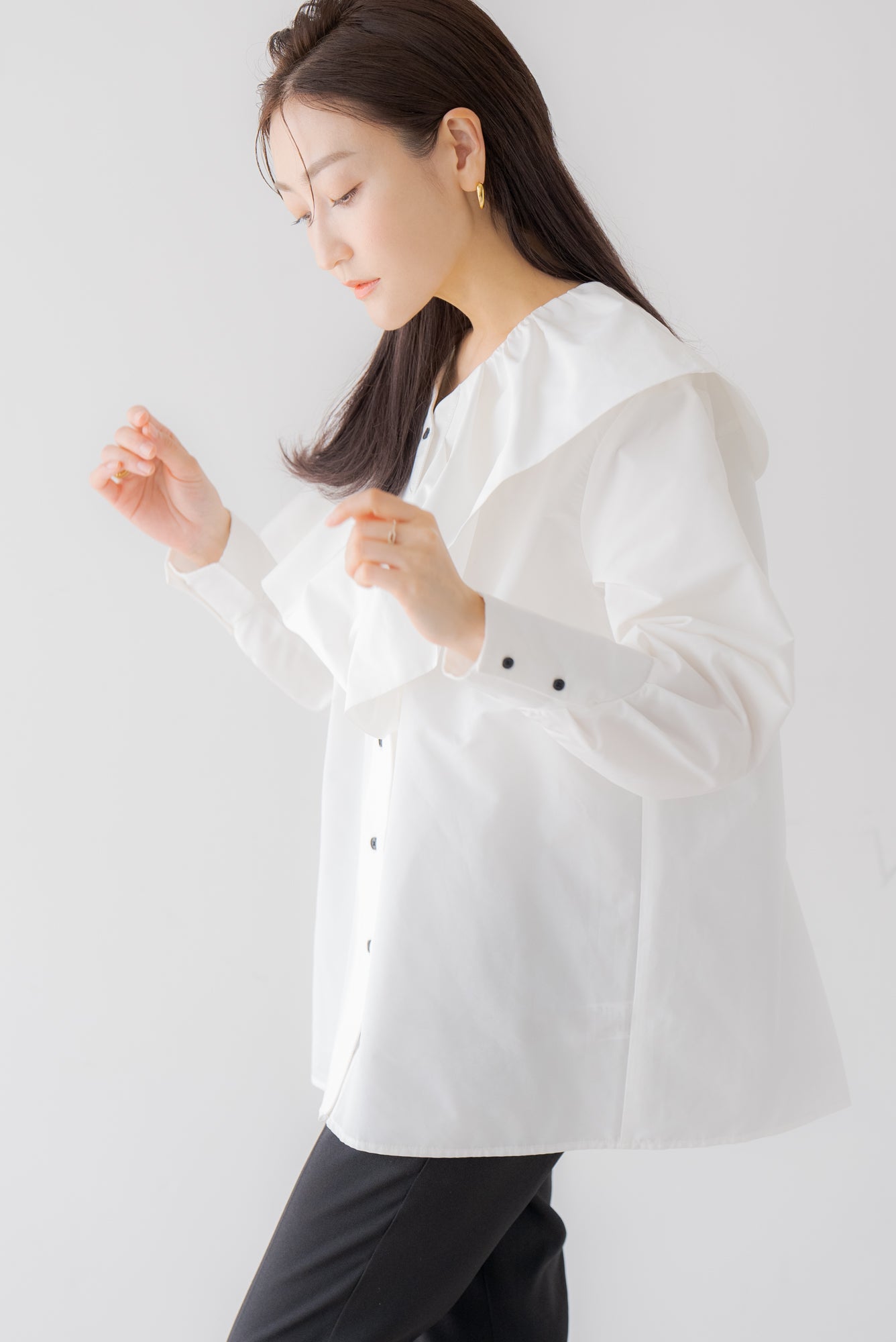 タックフリルブラウス｜TUCK FRILL BLOUSEの通販｜regleam