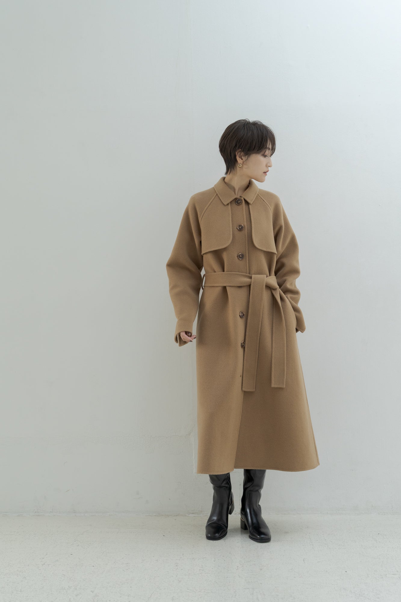 完売商品】リグリーム/2020AWダブルフラップコート
