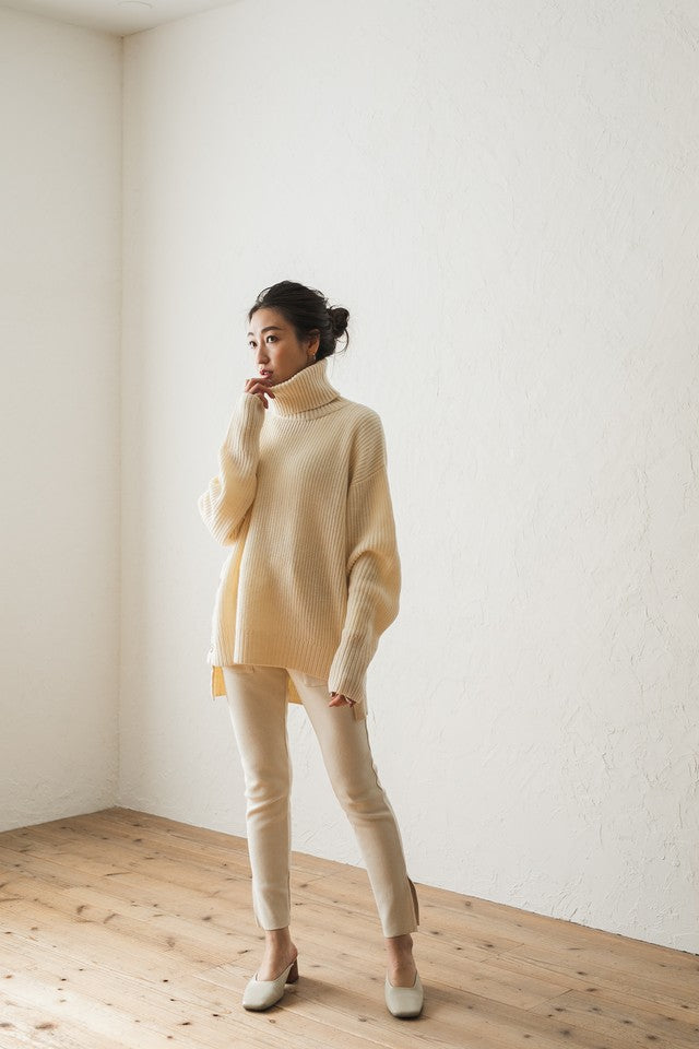 タートルネック ボタン ニット｜TURTLE NECK BUTTON KNITの通販｜regleam 