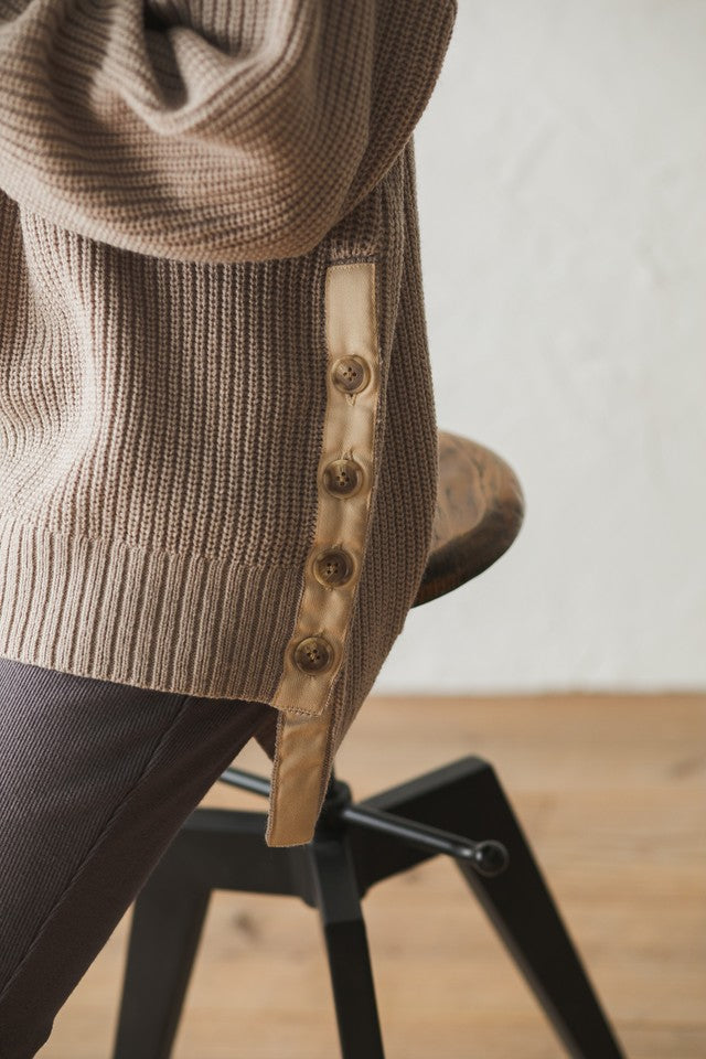 タートルネック ボタン ニット｜TURTLE NECK BUTTON KNITの通販｜regleam 