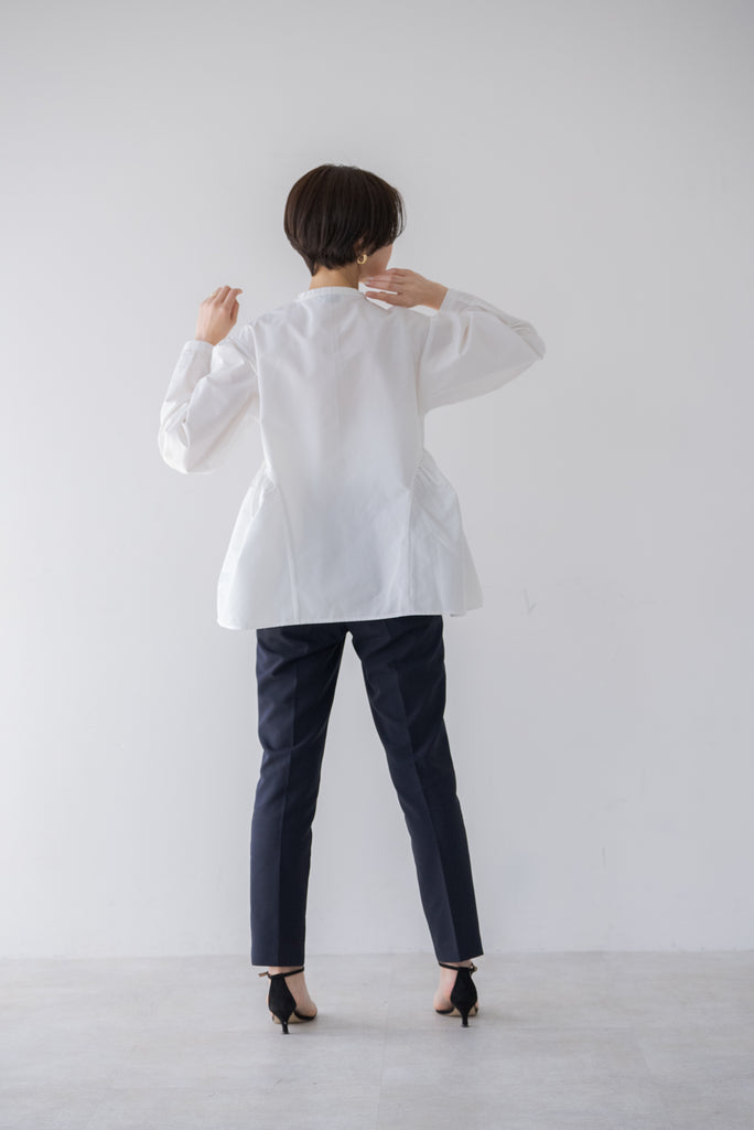 ARTS&SCIENCE  smoking side gather blouse