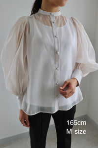 インナー付きシアーブラウス｜ SHEER BLOUSE WITH INNER – regleam